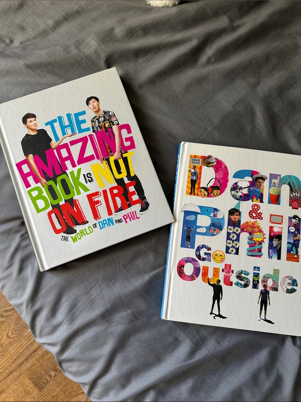 The Amazing Book Is Not On Fire, Dan & Phil Go Outside Hardcover Book Bundle